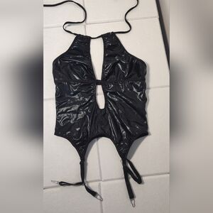 Sleek Black Women's Bodysuit #545